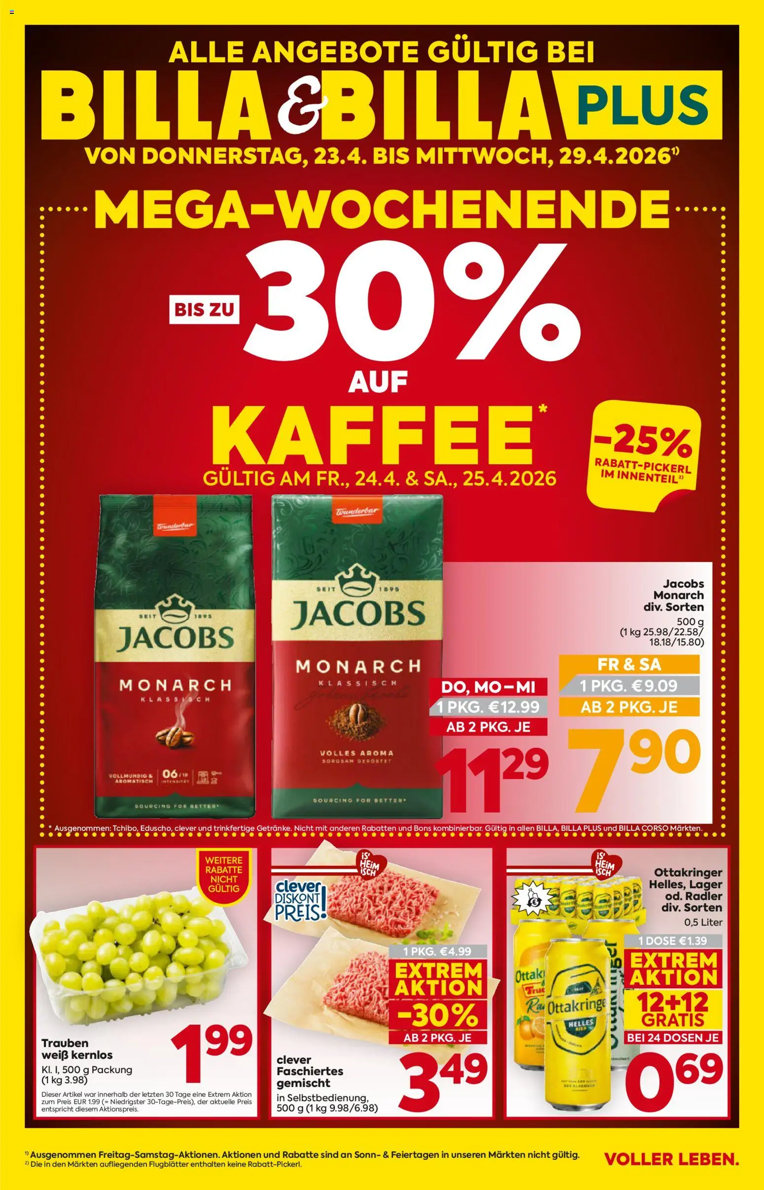 Billa - Flugblatt - Seite 1- gültig ab 23.04.2026