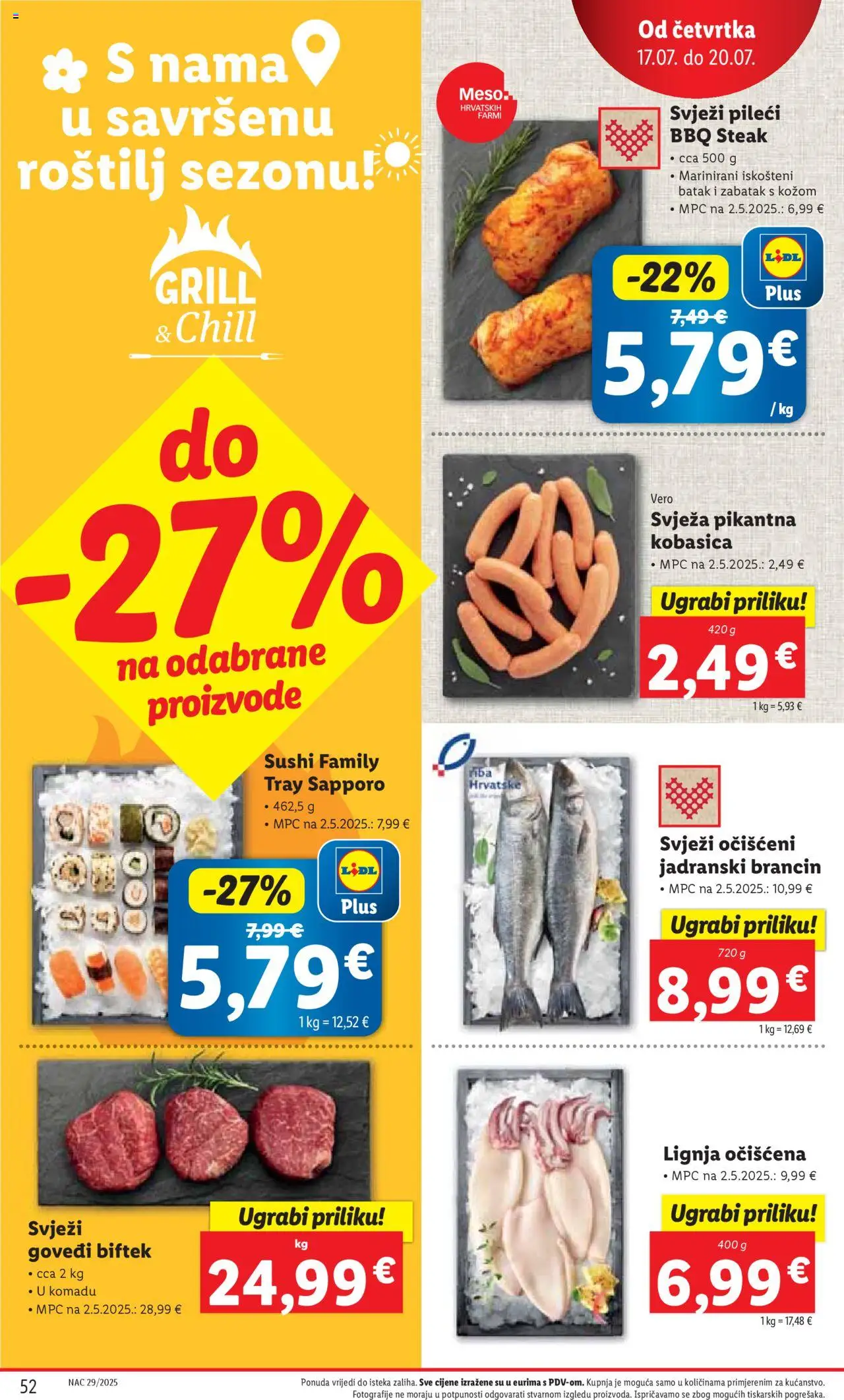 Katalog Lidl - stranica 52- važeći od 14.07.2025