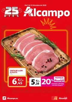 Vista previa del folleto Alcampo - SST catalan válido desde 09/10/2025