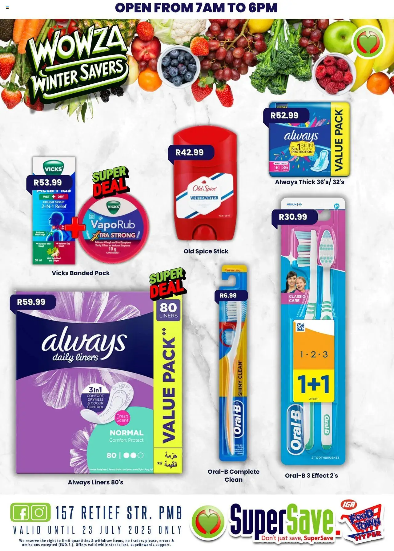 Super Save Specials - page 49- valid from 18/07/2025