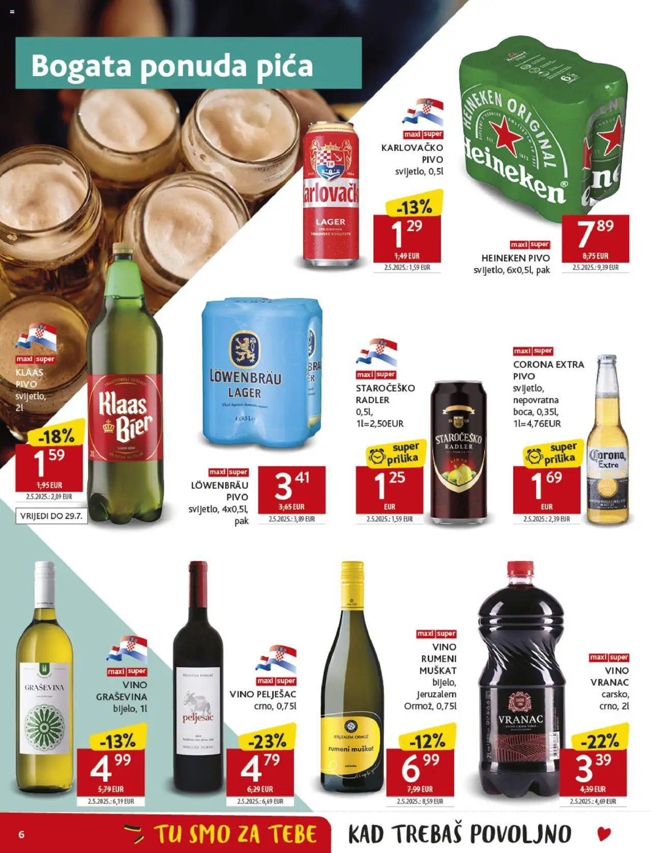 Konzum HR Akciós újság - 6oldal - érvényes 2025.07.16.-tól