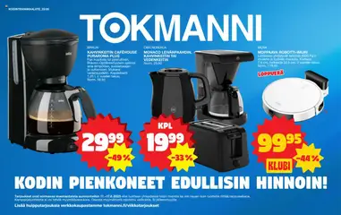 Esikatselu Tokmanni - Kodintekniikkaliite voimassa alkaen 11/08/2025