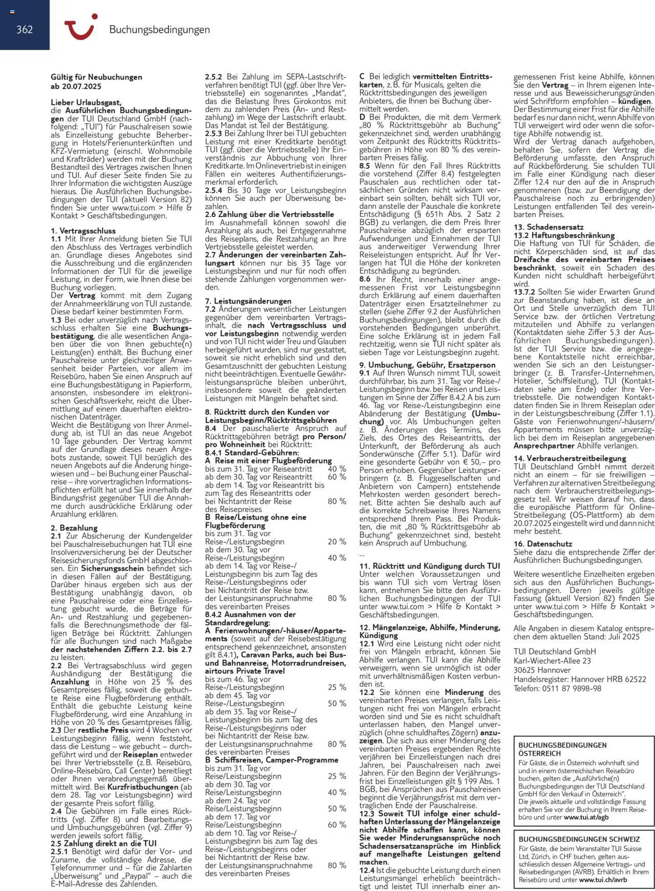 Aida - Asien, Afrika, Orient & Indischer Ozean 2025/26 - Seite 362 - gültig ab 01.11.2025