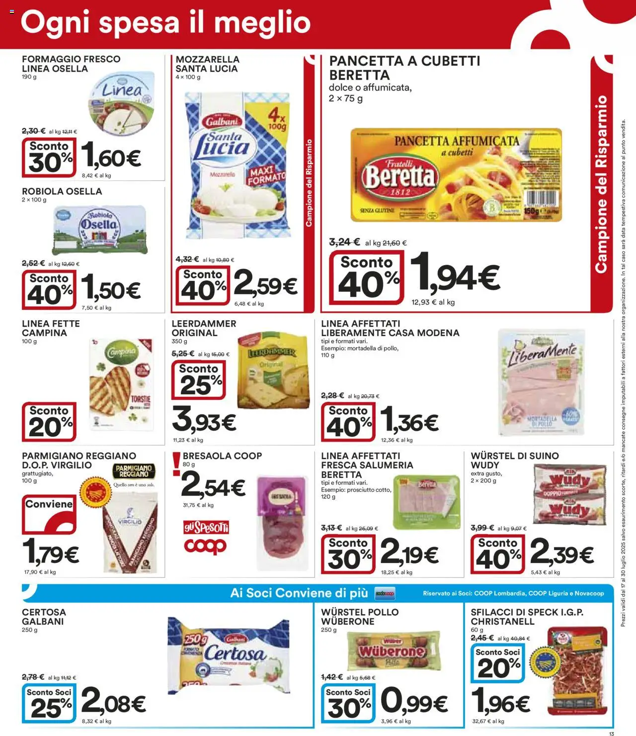 Volantino Ipercoop	 - pagina 13 - valido dal 17/07/2025