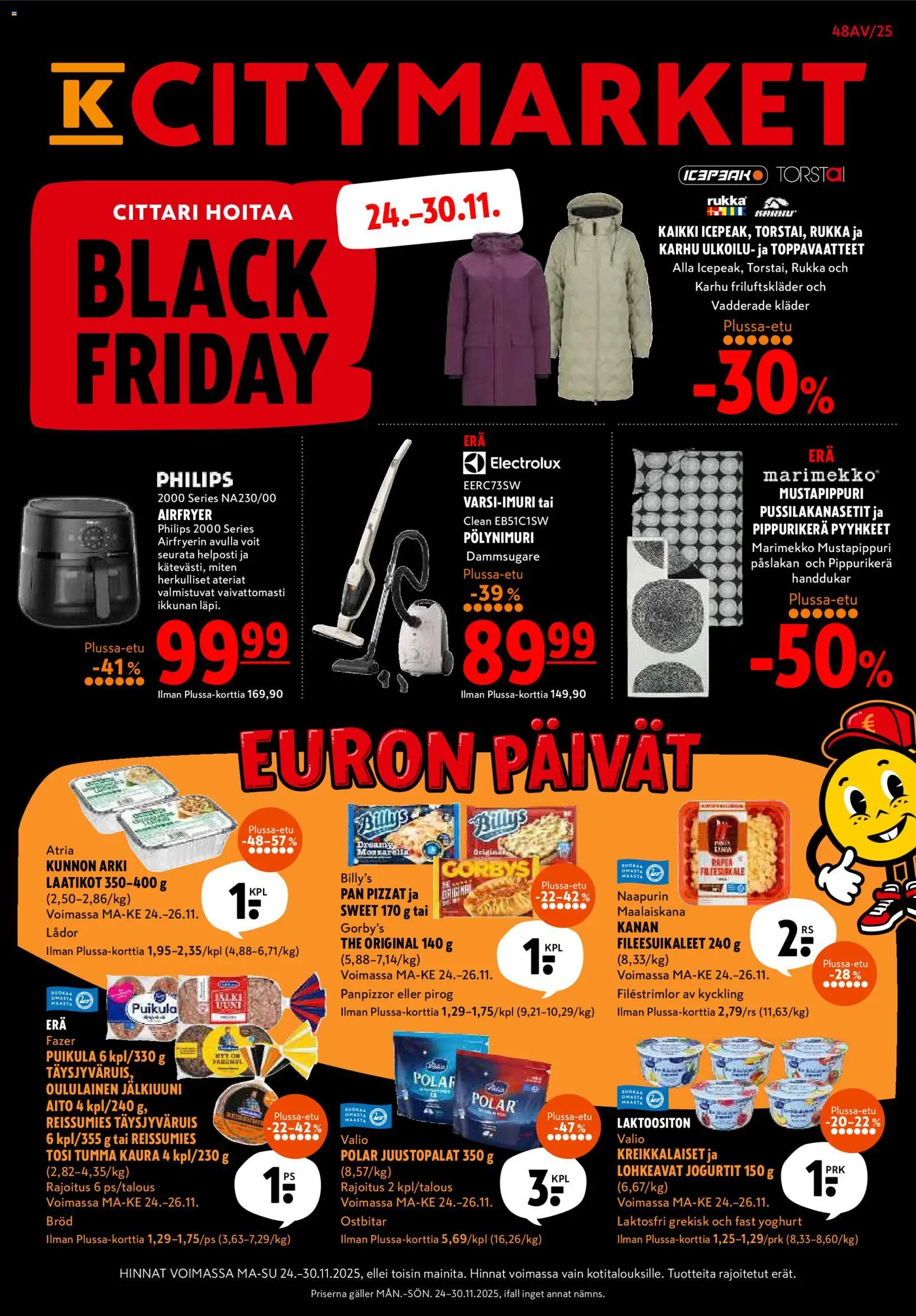 K-Citymarket - Black Friday - sivu 1- voimassa alkaen 24/11/2025