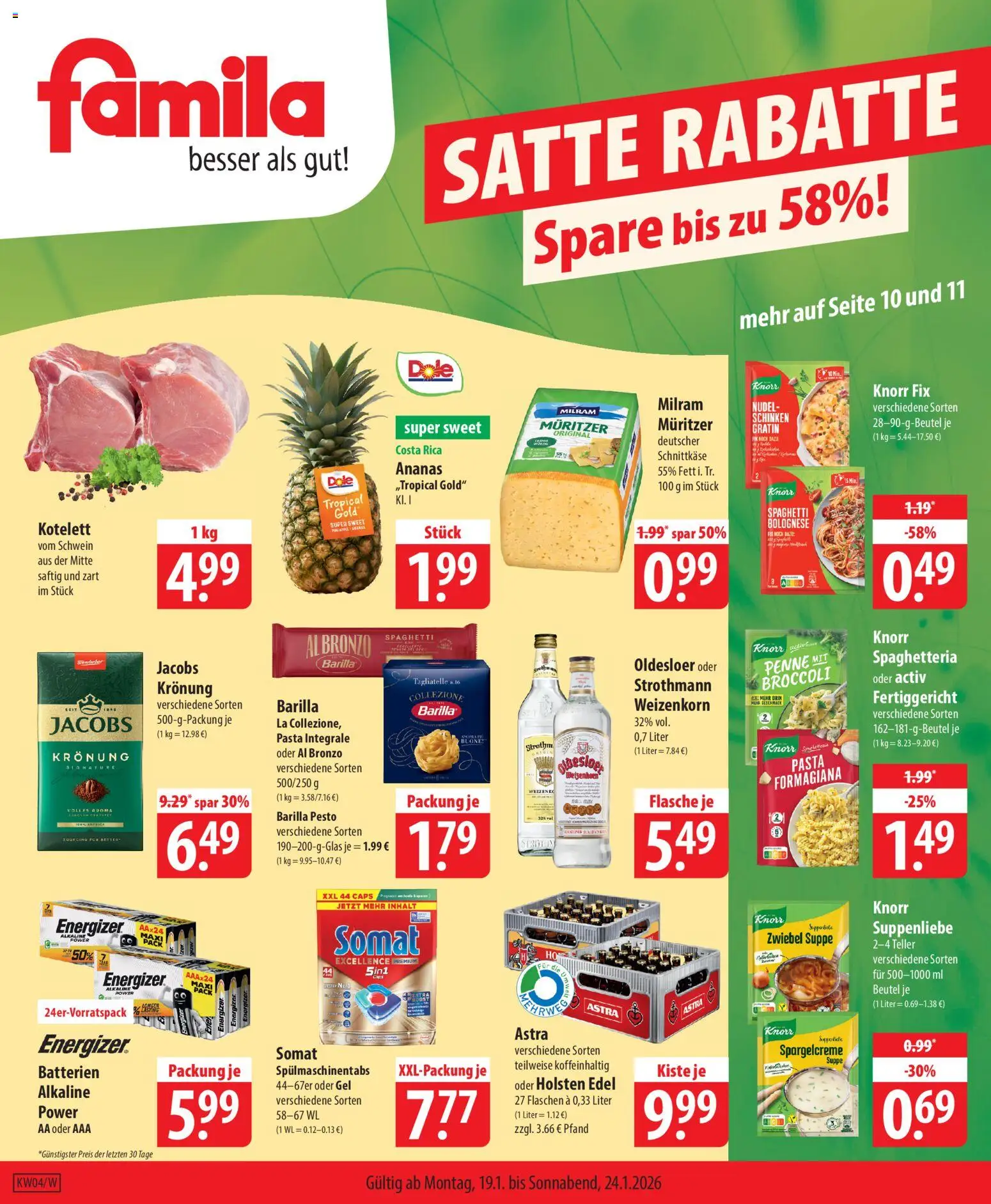 Famila Prospekt 	 - Seite 1 - gültig ab 19.01.2026