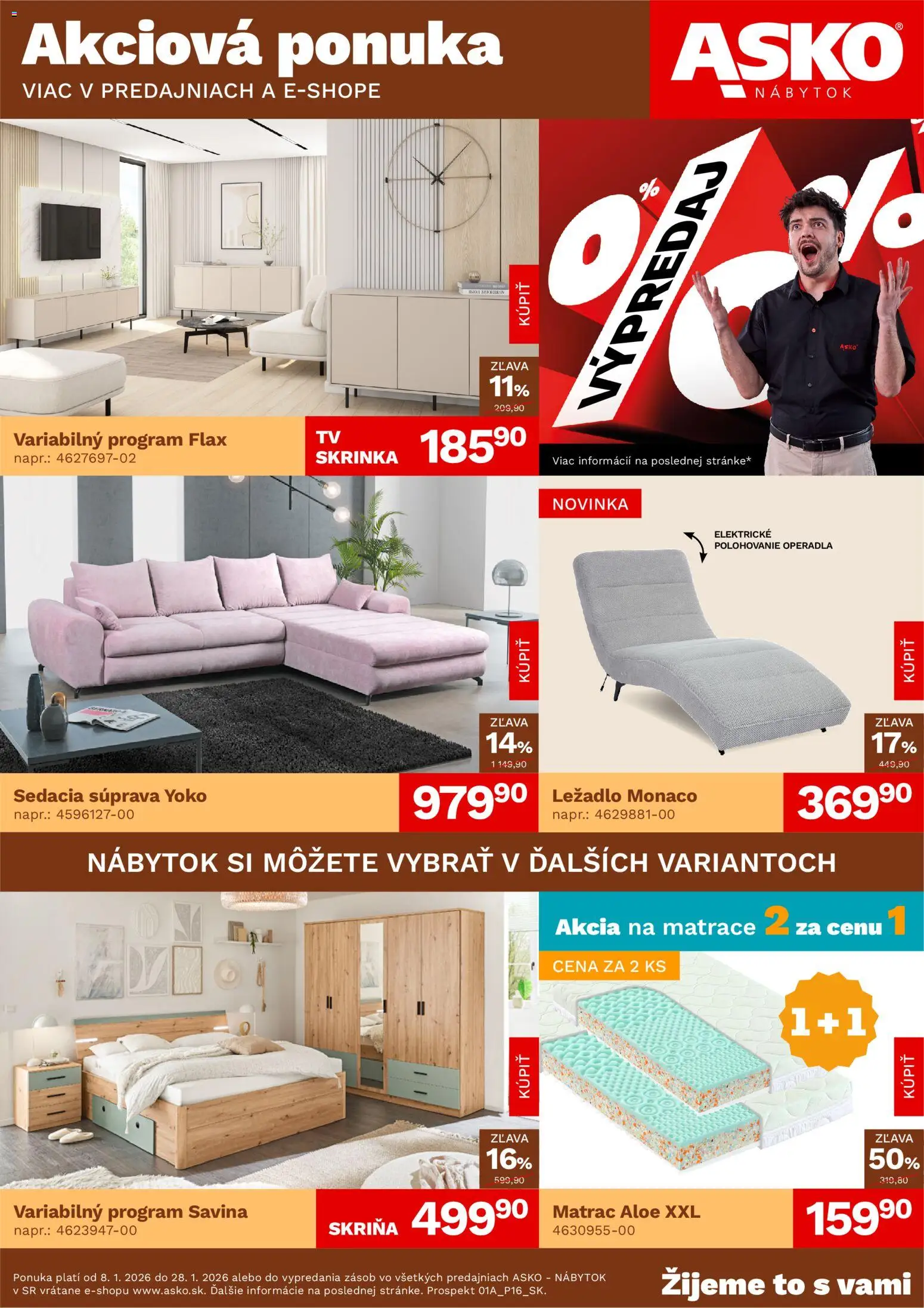 ASKO nábytok leták - strana 1- platný od 08.01.2026