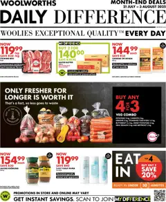 Preview Woolworths Specials valid from 21/07/2025