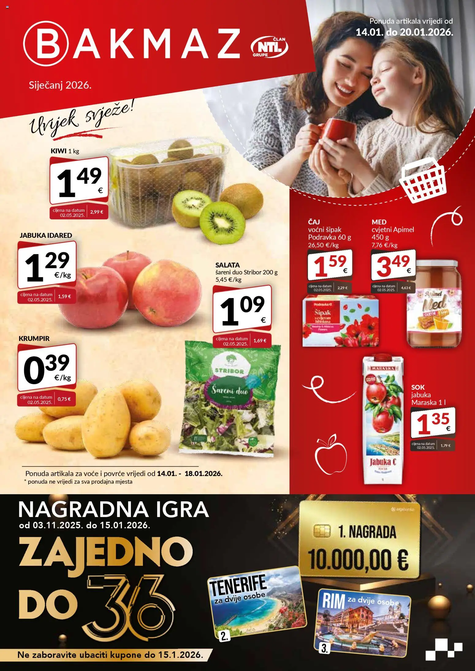 Bakmaz - Katalog - stranica 1- važeći od 14.01.2026