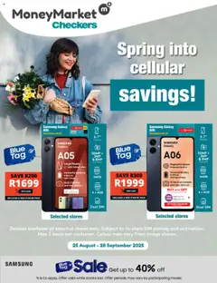 Preview Checkers - Money Market August Month-End Promotion valid from 25/08/2025