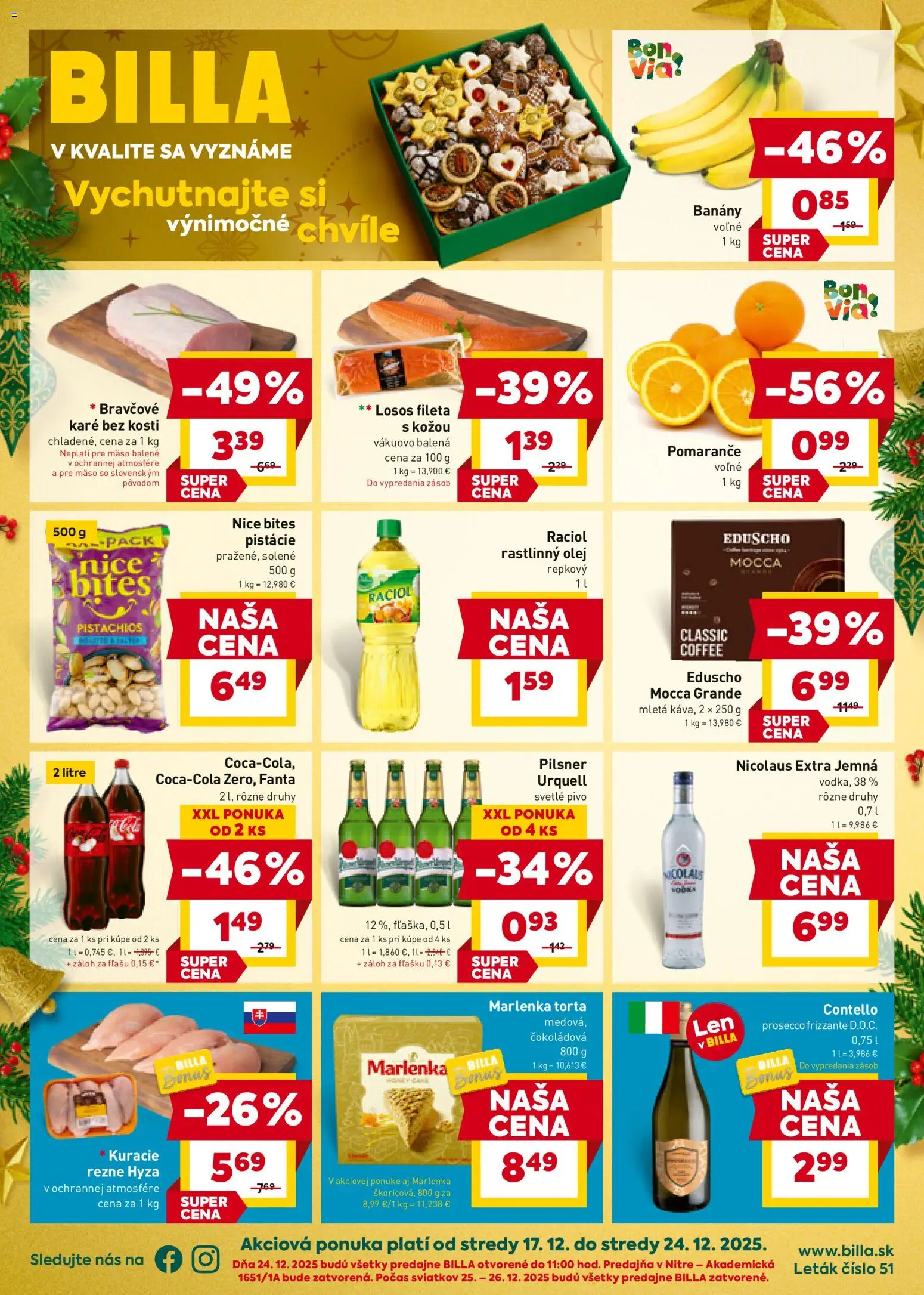 Billa leták - strana 1- platný od 17.12.2025