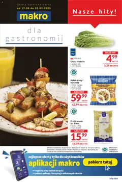 Podgląd Makro Gazetka - Oferta dla gastronomii ważny od 19.08.2025