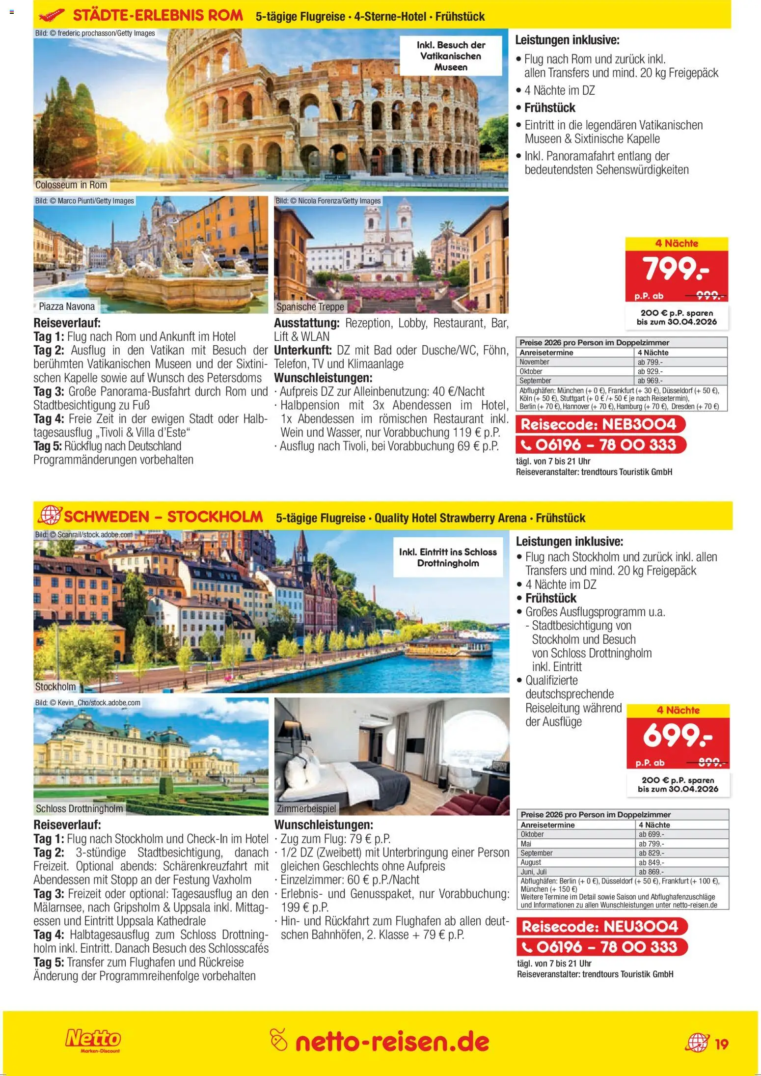 Netto Reisen Prospekt 	 - Seite 19 - gültig ab 26.03.2026