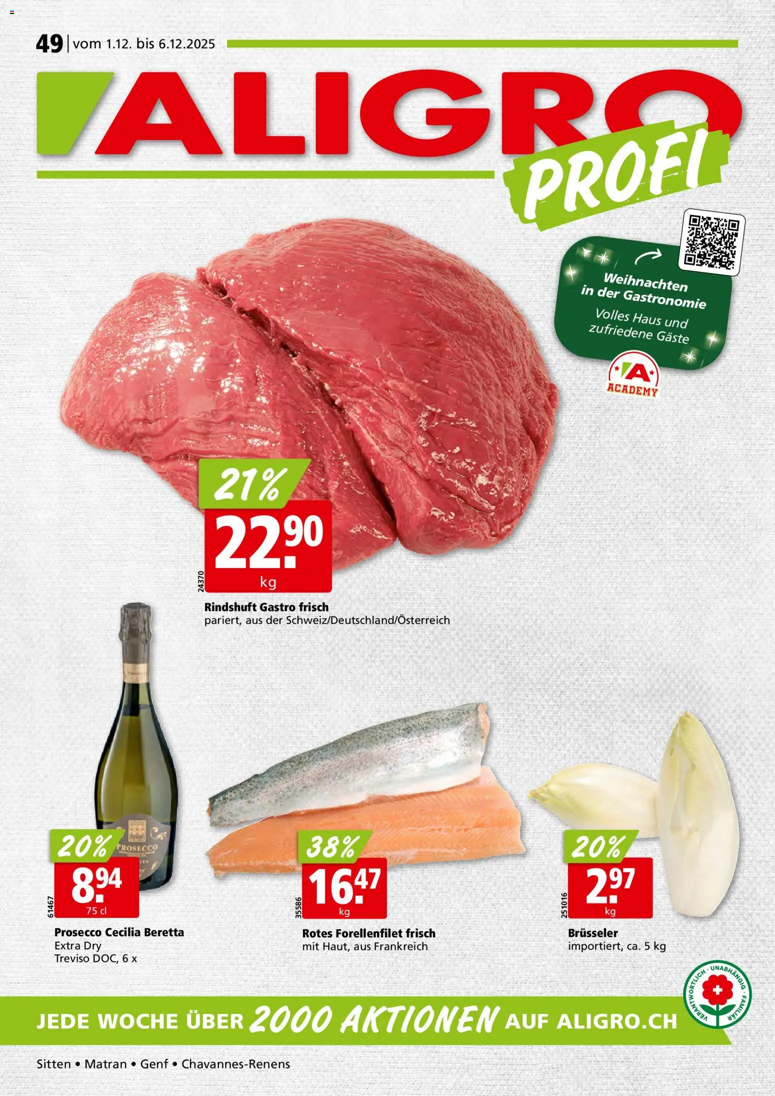 Aligro Aktionen - Seite 1- gültig ab 01.12.2025