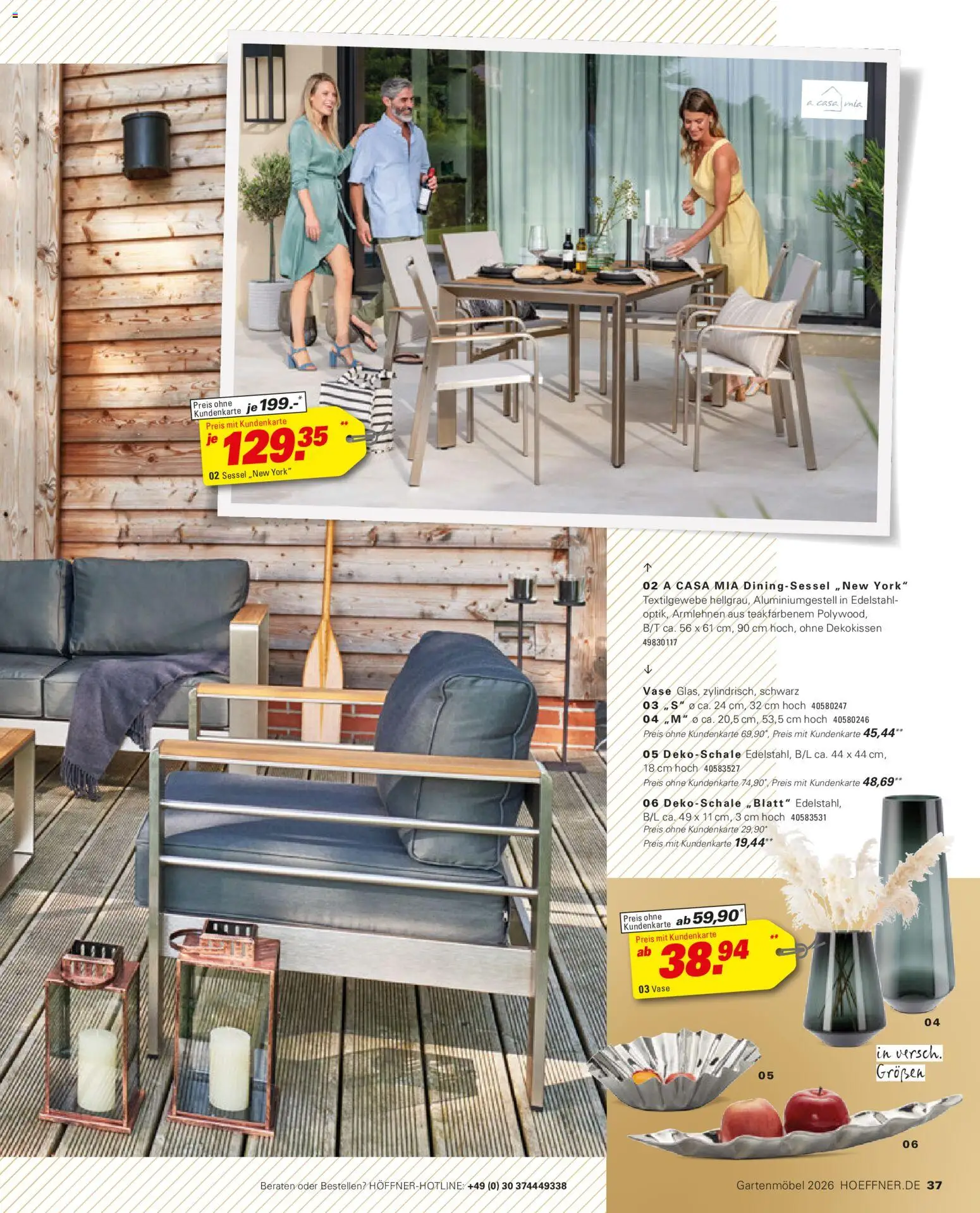 Höffner Prospekt Gartenmöbel - Seite 37 - gültig ab 27.03.2026