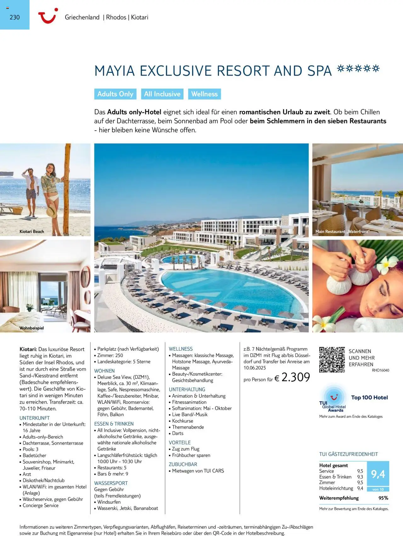 TUI  Südeuropa & Nordafrika 2025/26 - Seite 230 - gültig ab 01.01.2025