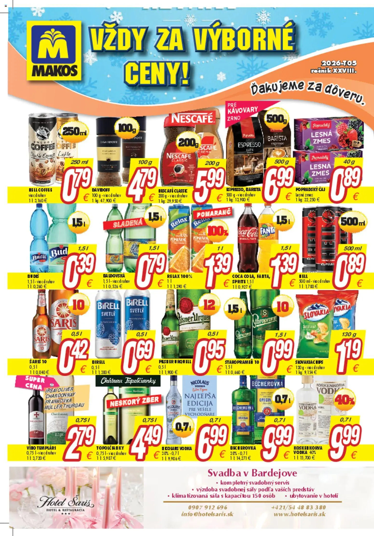 Makos leták - strana 1- platný od 26.01.2026