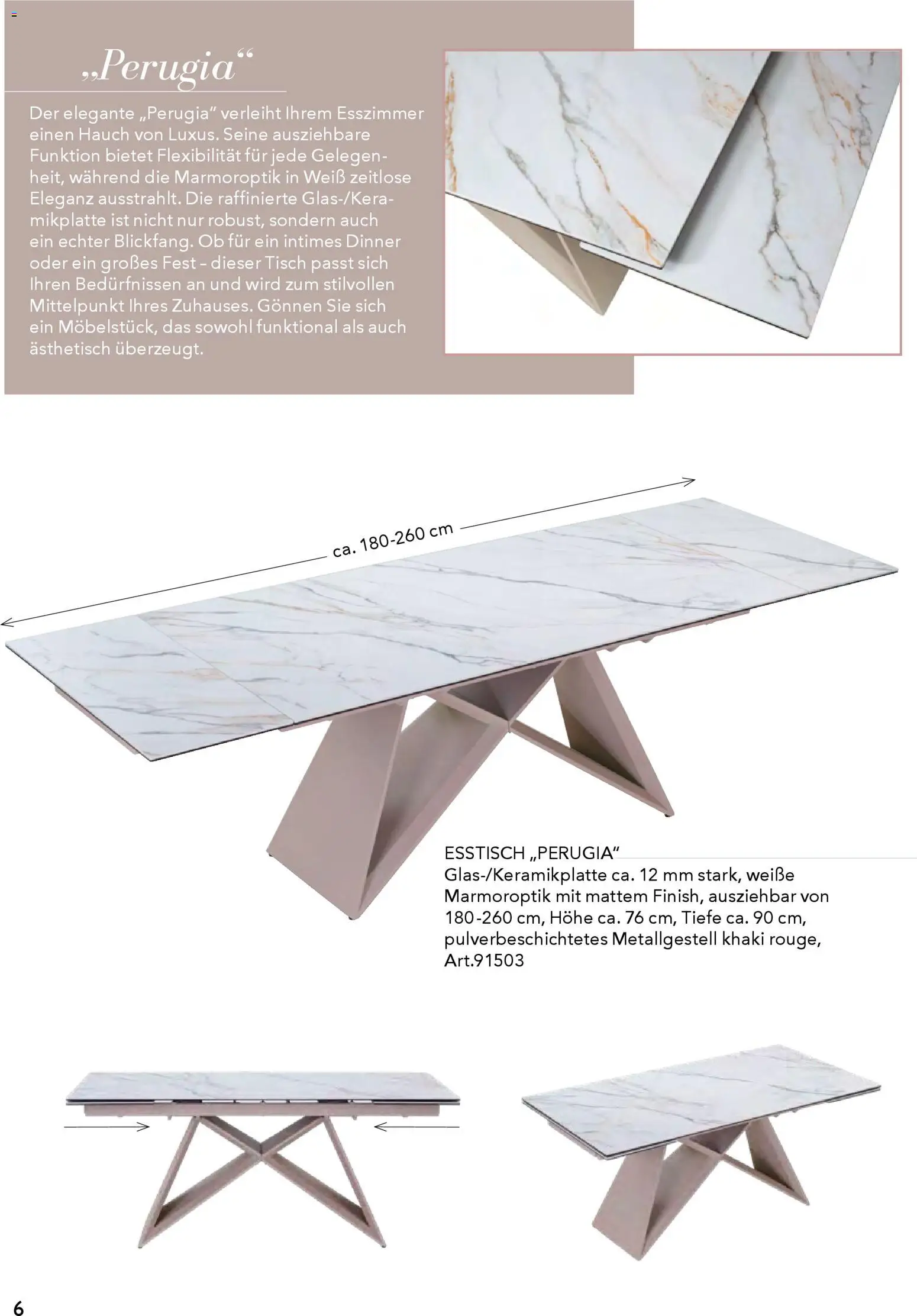 Rahaus Prospekt Glas/Keramik-Esstische - Seite 6 - gültig ab 29.01.2026