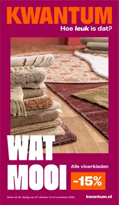 Kwantum - Folder geldig vanaf 27-10-2025