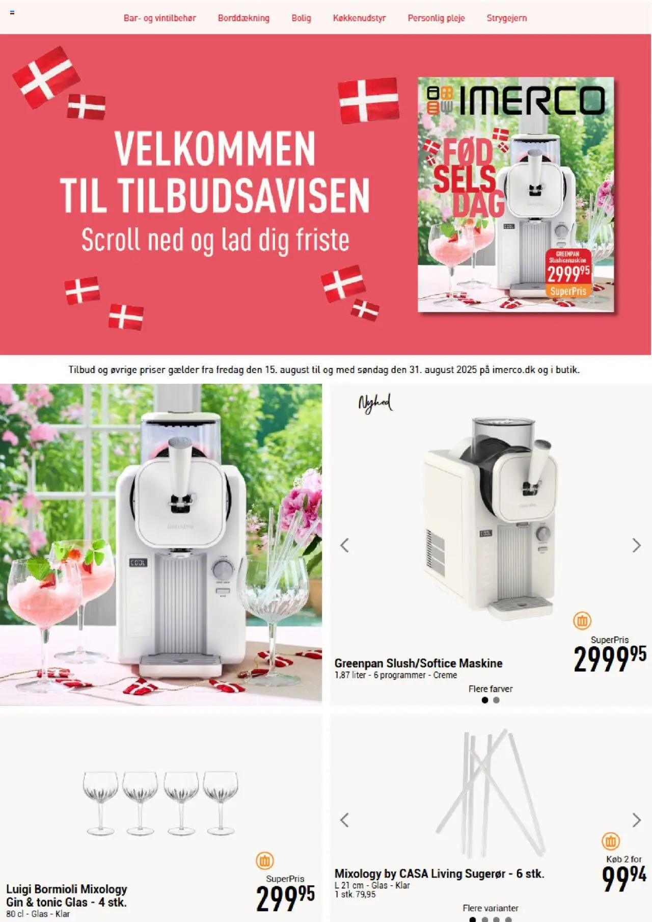 Imerco - Digital tilbud - side 1- gyldig fra 15/08/2025