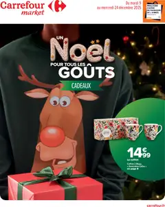 Aperçu Carrefour Market Un noël pour tous les goûts valable à partir du 09/12/2025