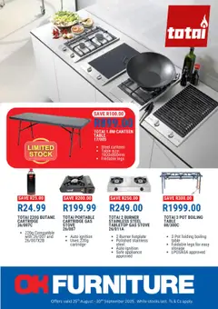 Preview OK Furniture - Totai Catalogue valid from 25/08/2025