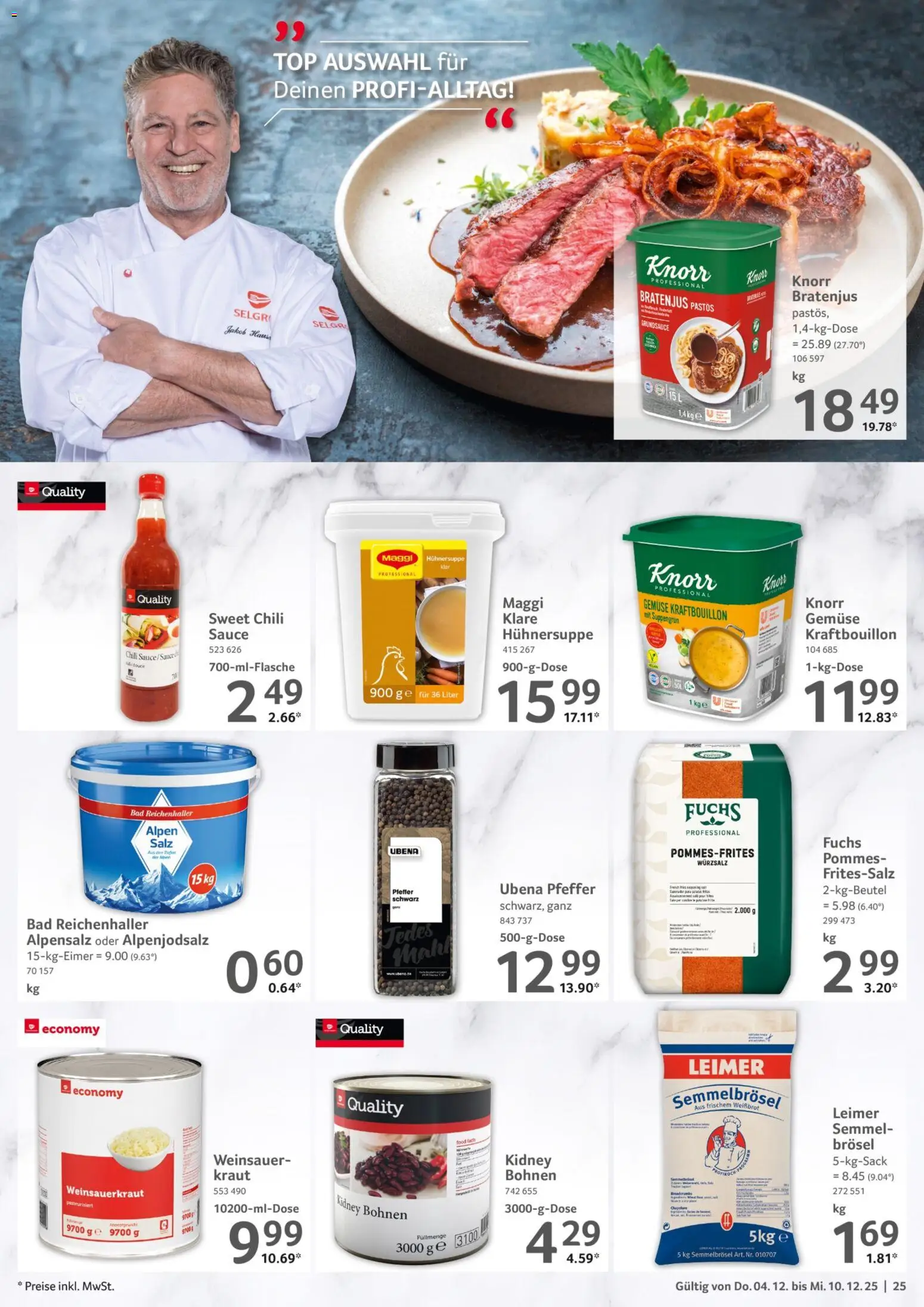 Selgros Prospekt 	 - Seite 25 - gültig ab 04.12.2025