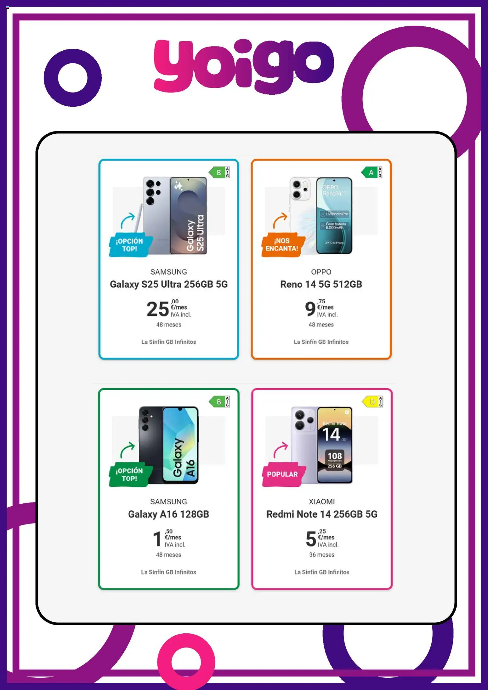 Yoigo ofertas - Página de 5 - Válido desde 14/11/2025