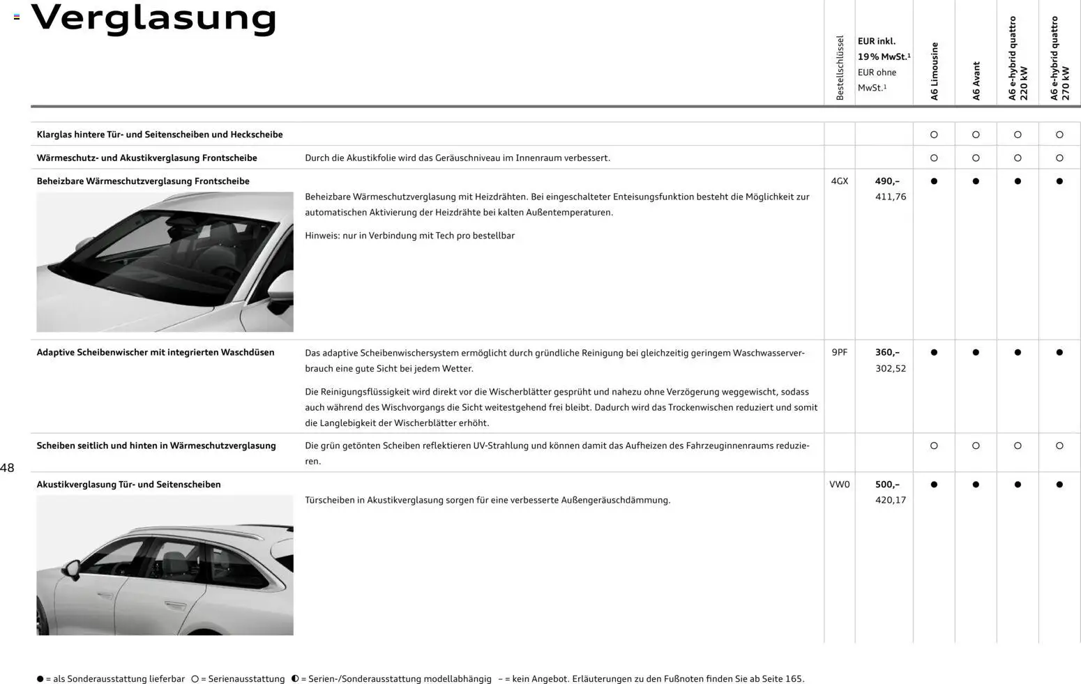 Audi A6 - Seite 48 - gültig ab 28.10.2025