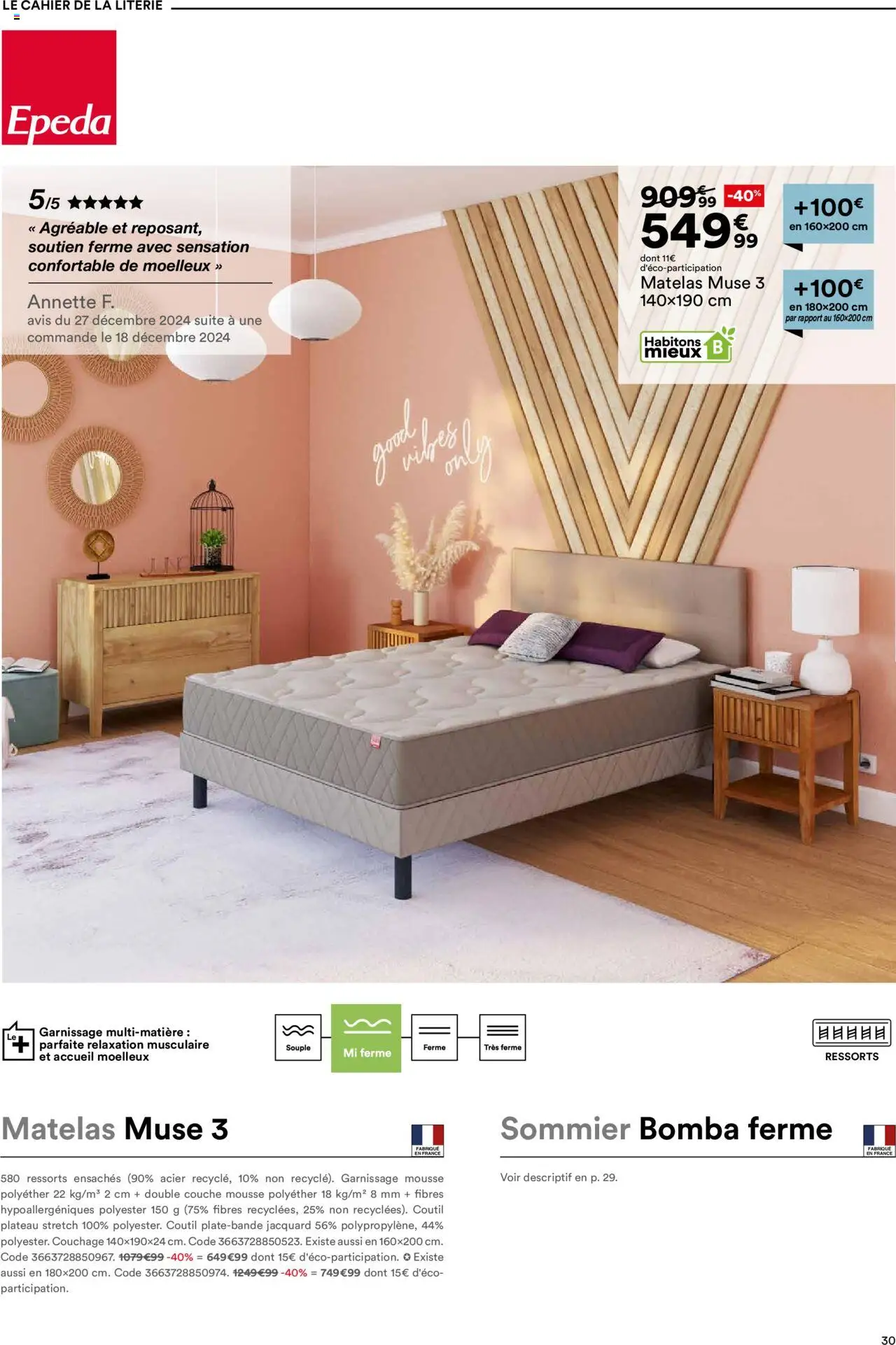 But Guide Literie 2025 - page 30 - valable à partir du 02/06/2025