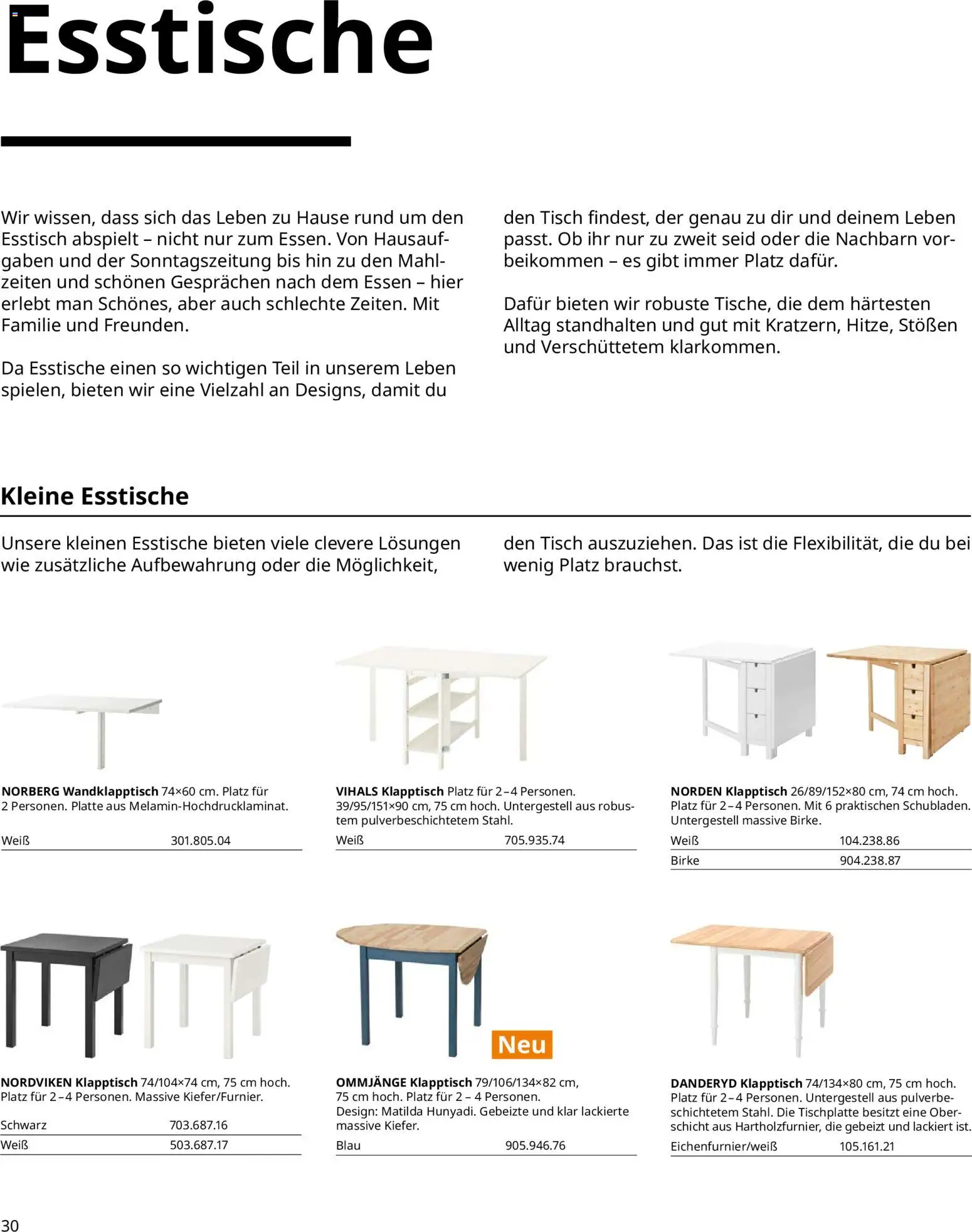 Ikea Essplatz - Seite 30 - gültig ab 02.01.2026