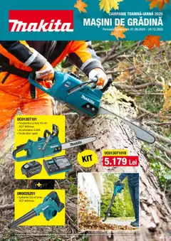 Makita catalog - Campanie Grădină Toamnă-Iarnă valabil de la 01.09.2025