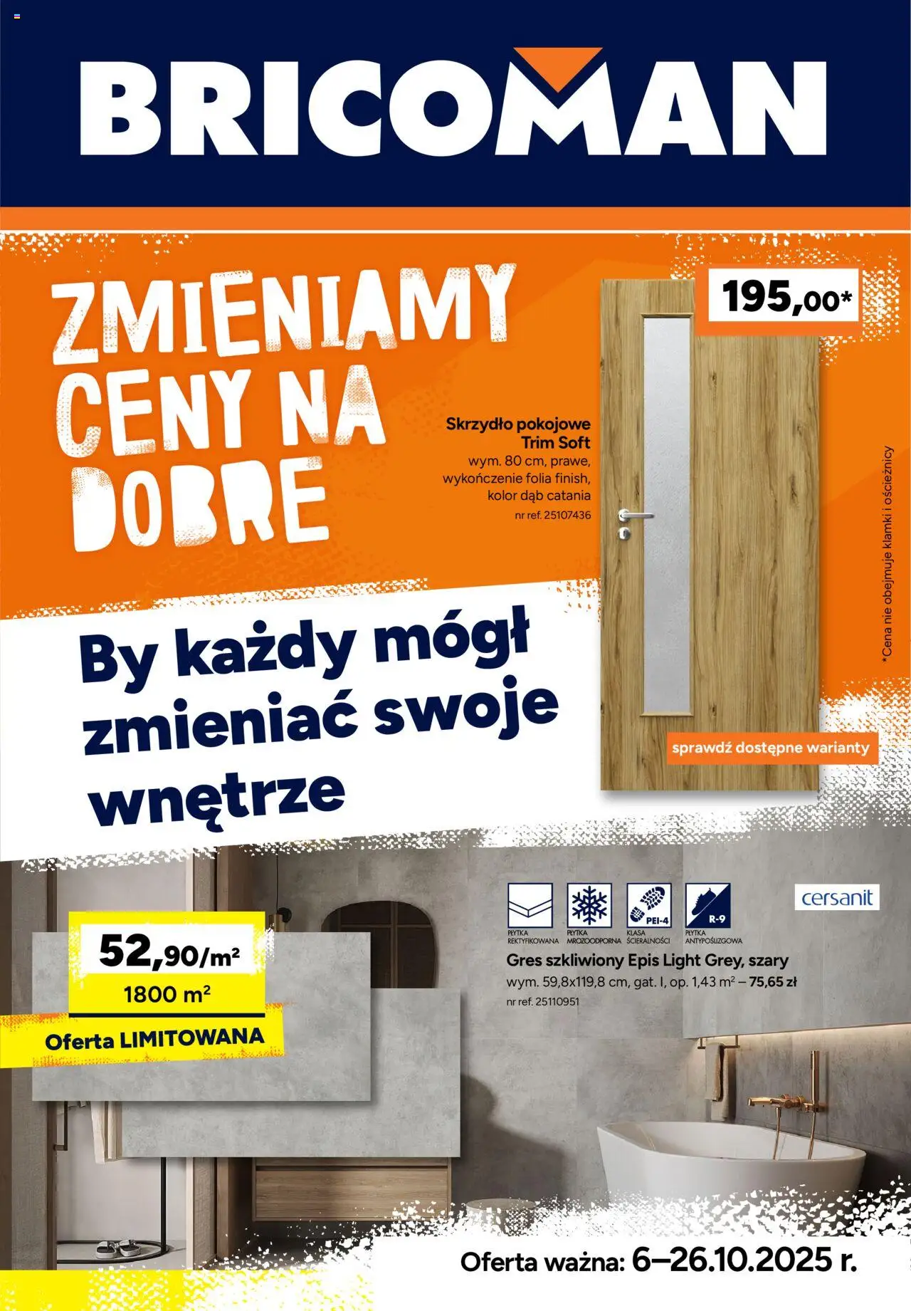 Bricoman Gazetka - strona 1- ważny od 06.10.2025