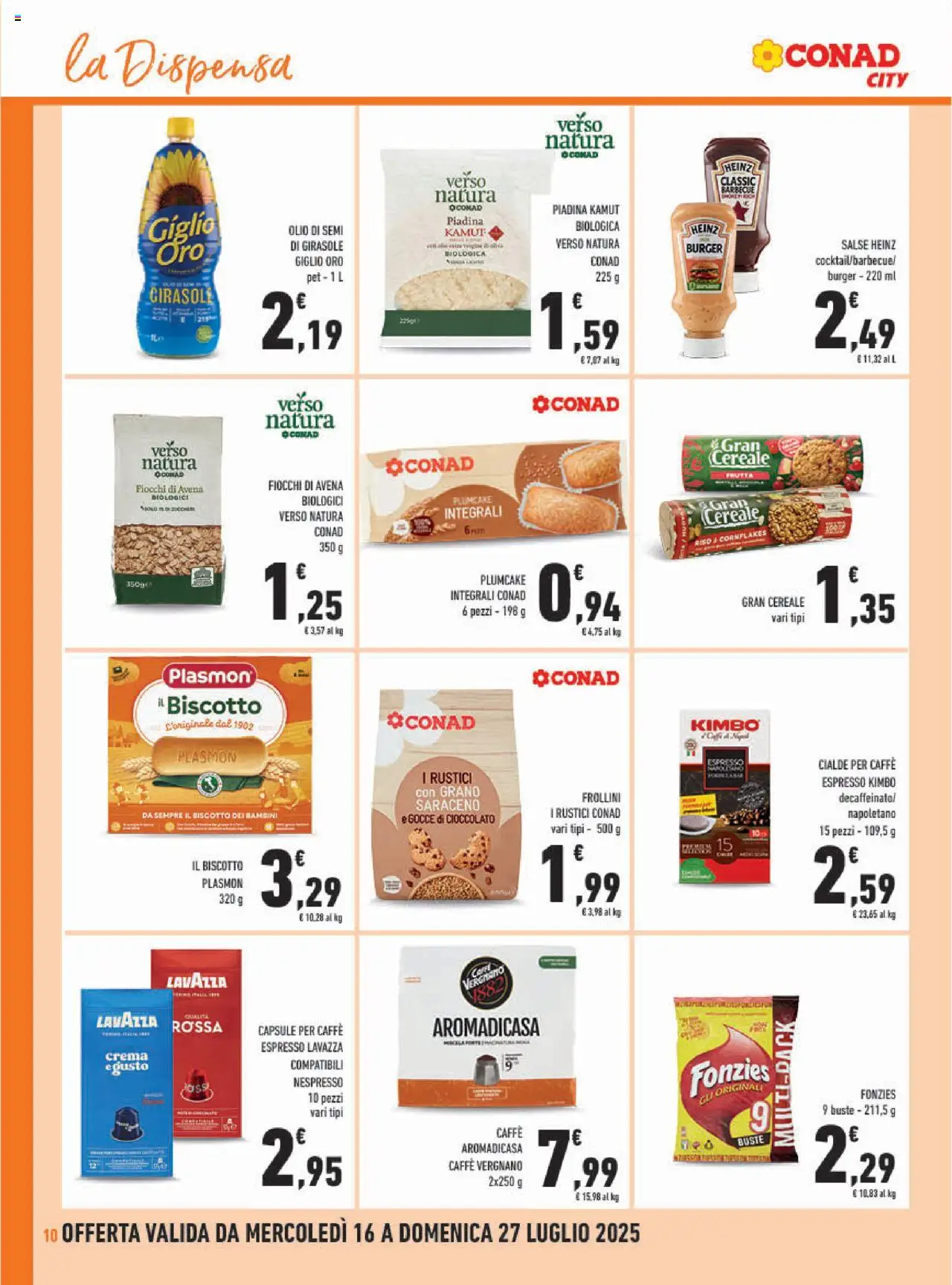 Conad City Campania catalogo - pagina 10 - valido dal 16/07/2025