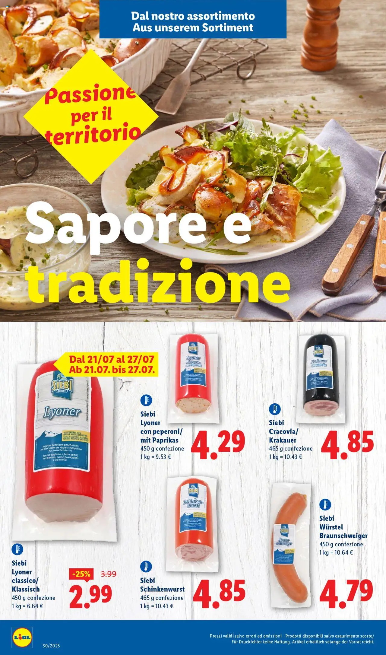 Lidl Trentino Alto-Adige catalogo - pagina 4 - valido dal 21/07/2025