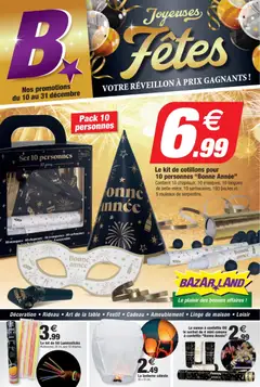 Aperçu Bazarland - Brochure Joyeuses Fêtes valable à partir du 10/12/2025