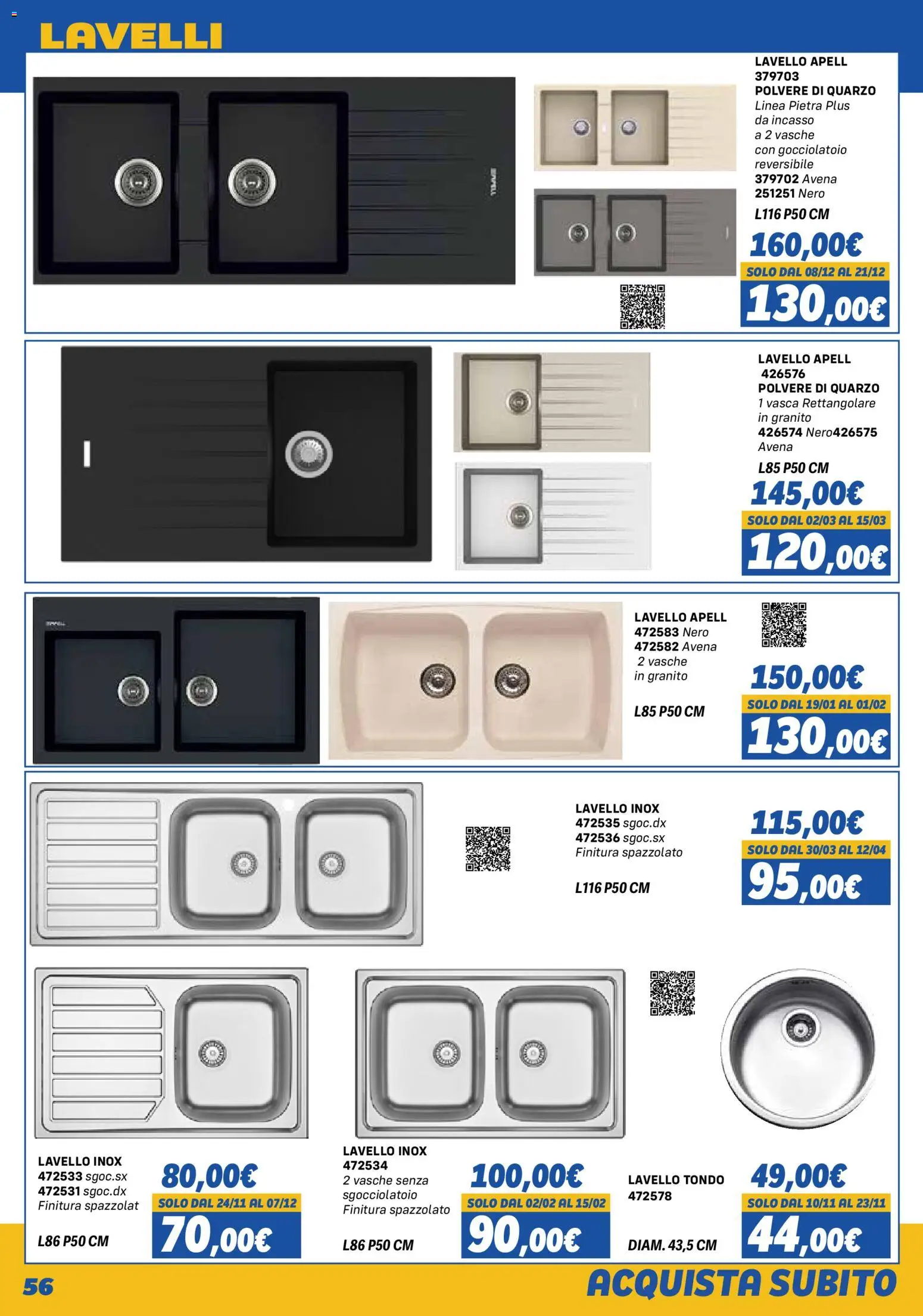 Orizzonte Elettrodomestici catalogo - pagina 56 - valido dal 01/11/2025