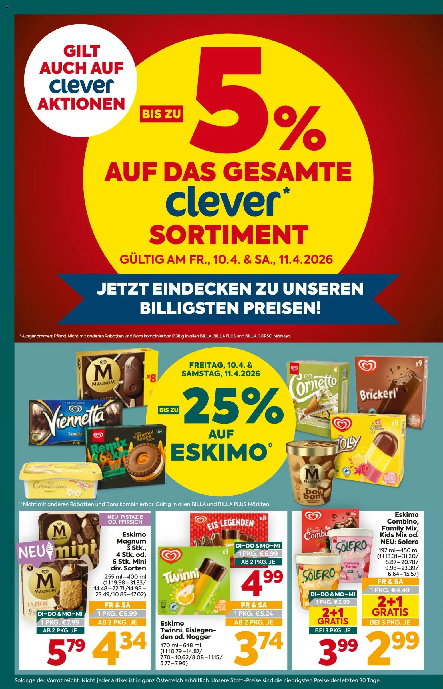 Billa Plus Flugblatt - page 2- valid from 07.04.2026