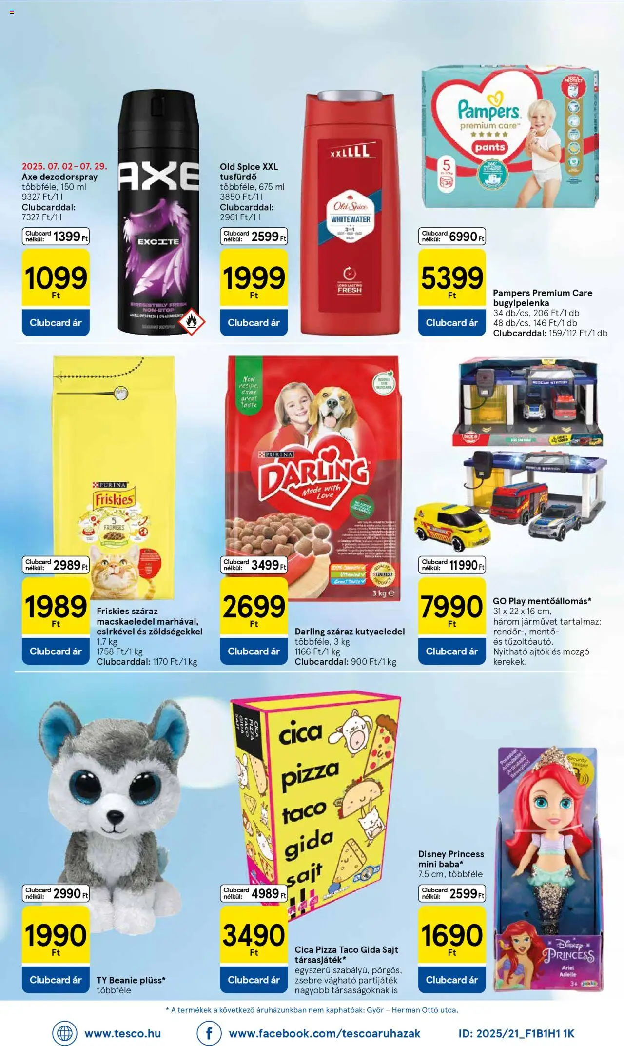 Tesco Szupermarket - Akciós újság  - 8oldal - érvényes 2025.07.17.-tól