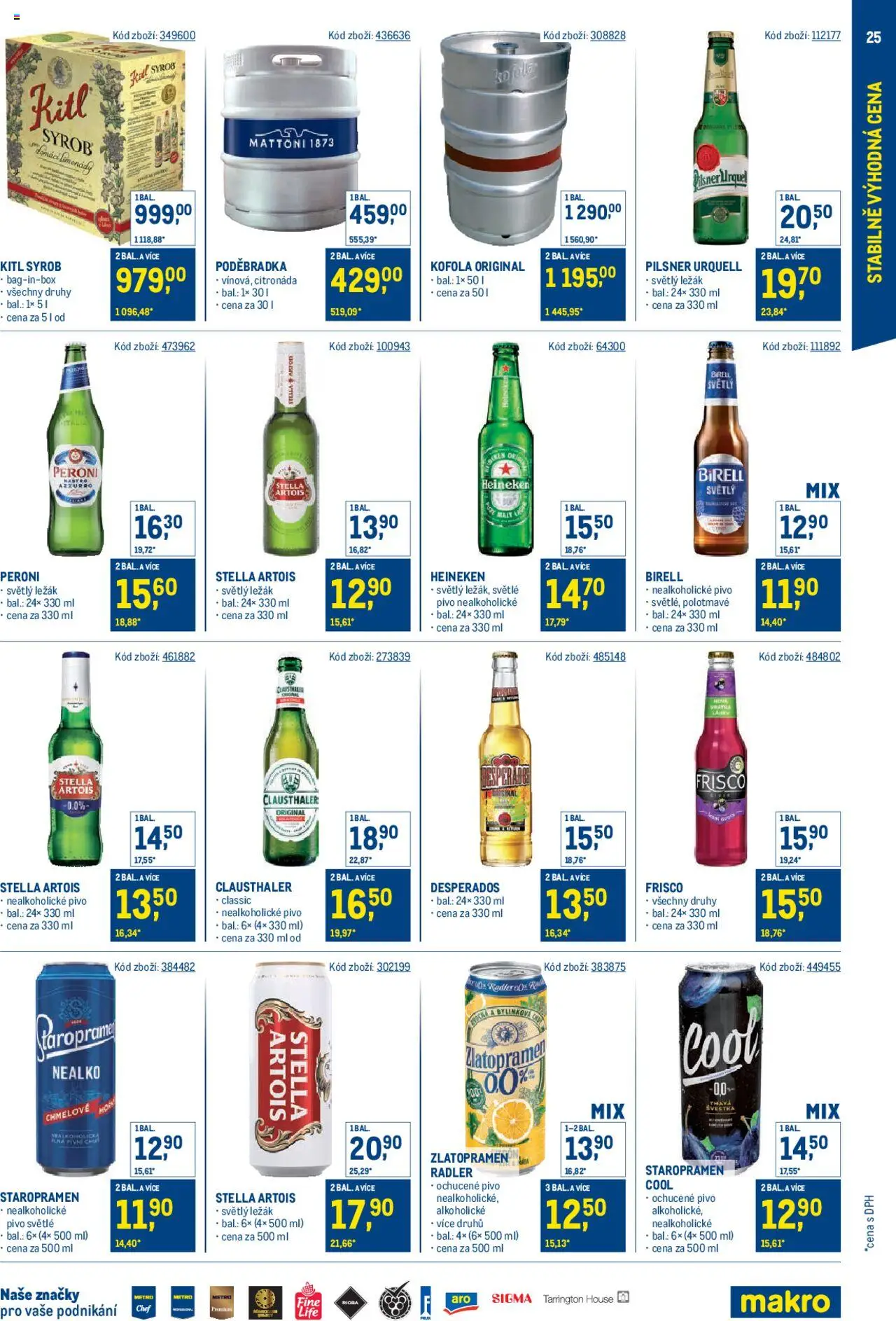 Makro leták - Stabilně výhodná cena – gastronomie - strana 25- platný od 21.05.2025