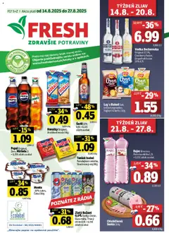 Fresh leták platný od 14.08.2025