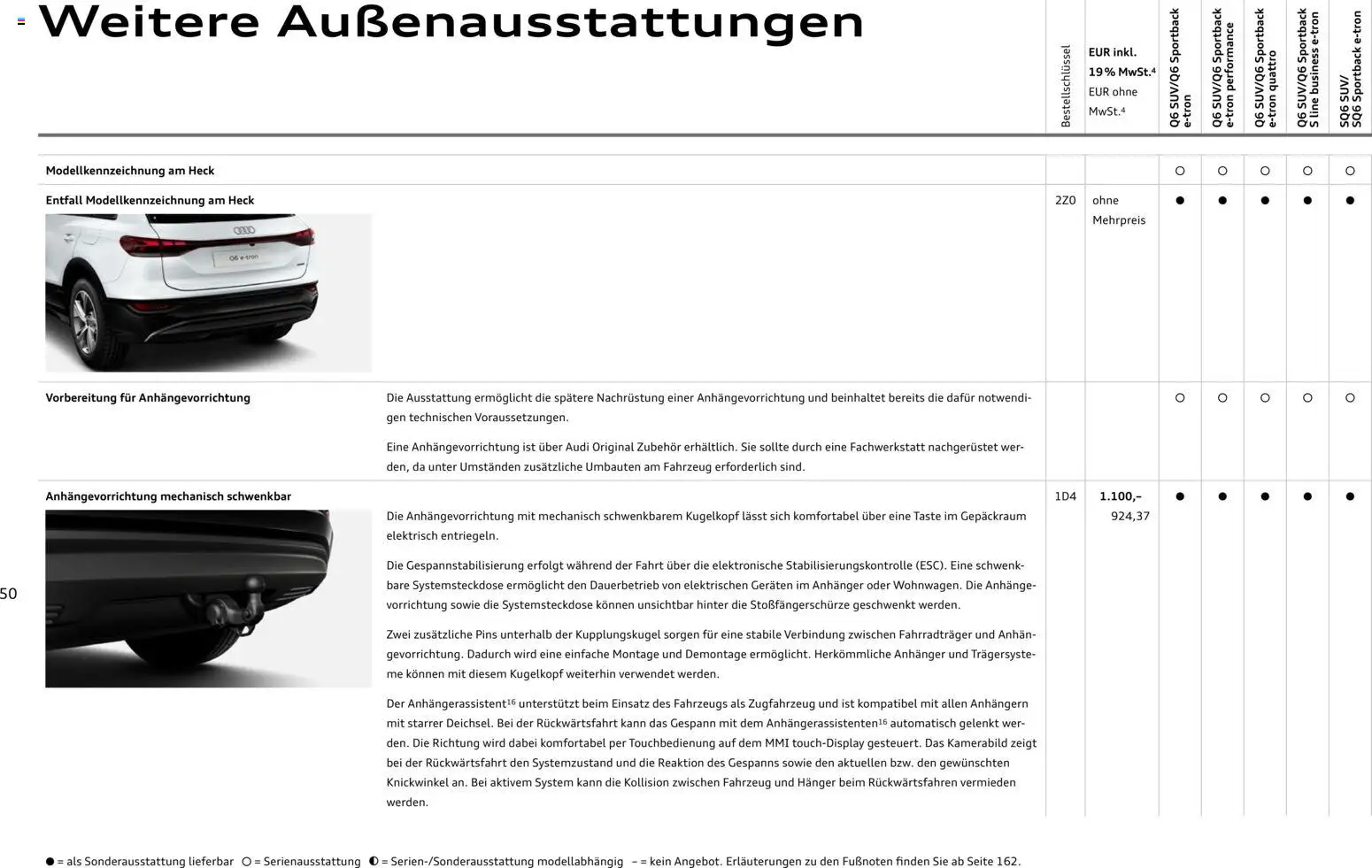 Audi Prospekt 	 - Seite 50 - gültig ab 28.10.2025