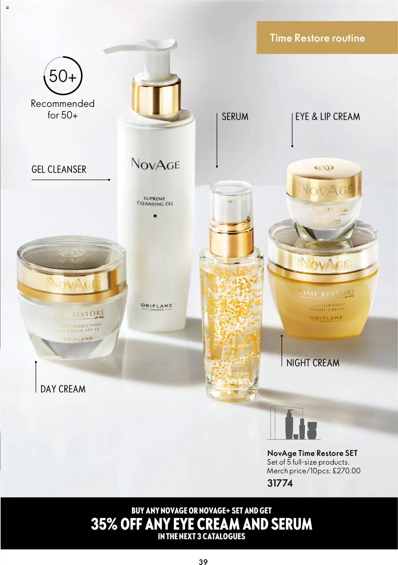 Oriflame - Novage+ - page 39- valid from 01/04/2025