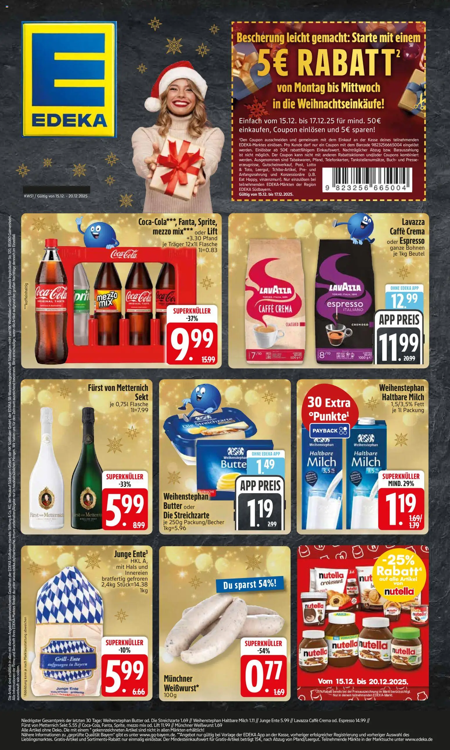 Edeka DE - DE Folder - pagina 1- geldig vanaf 15-12-2025