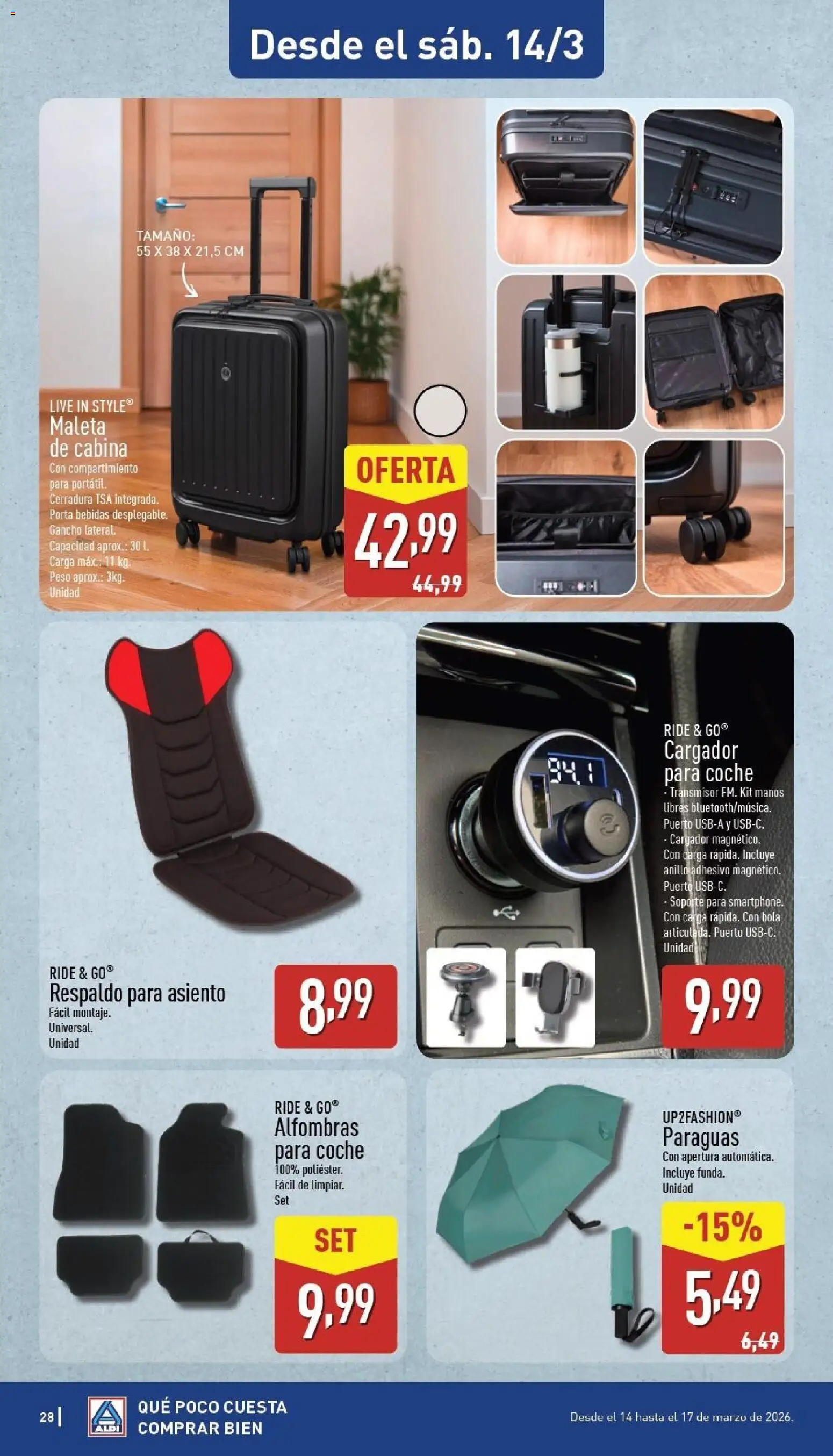 Aldi folleto Canarias - Página de 28 - Válido desde 09/03/2026
