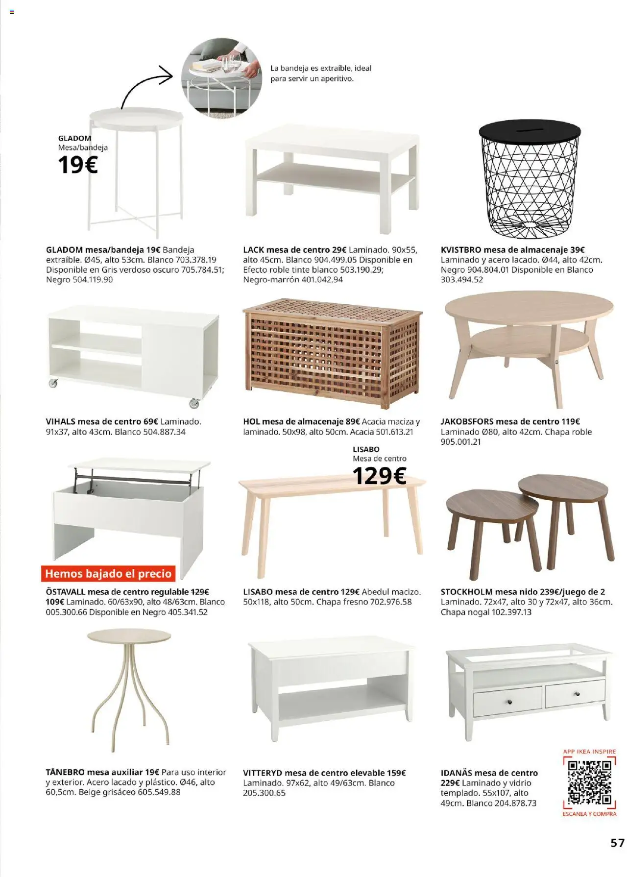 Catálogo IKEA Salones - Página de 57 - Válido desde 01/09/2025