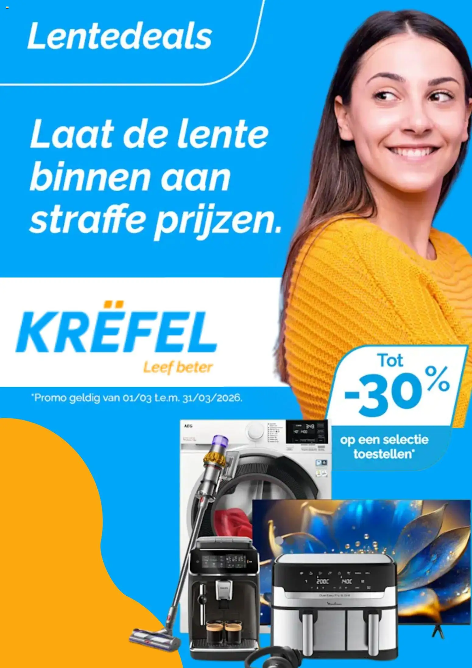 Krëfel folder / publicité - pagina 1- geldig vanaf 03/03/2026