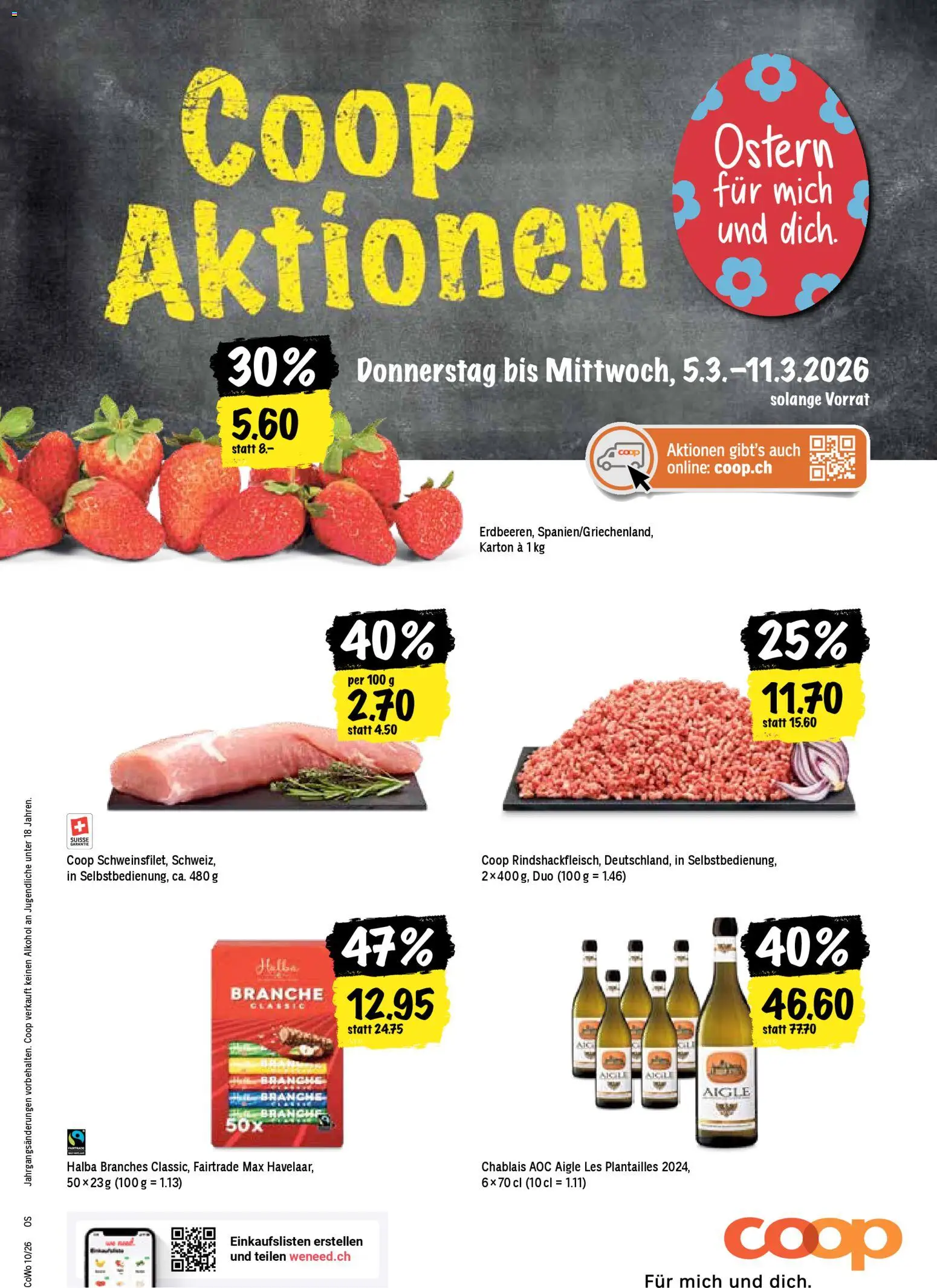 Coop aktionen - Seite 1- gültig ab 05.03.2026