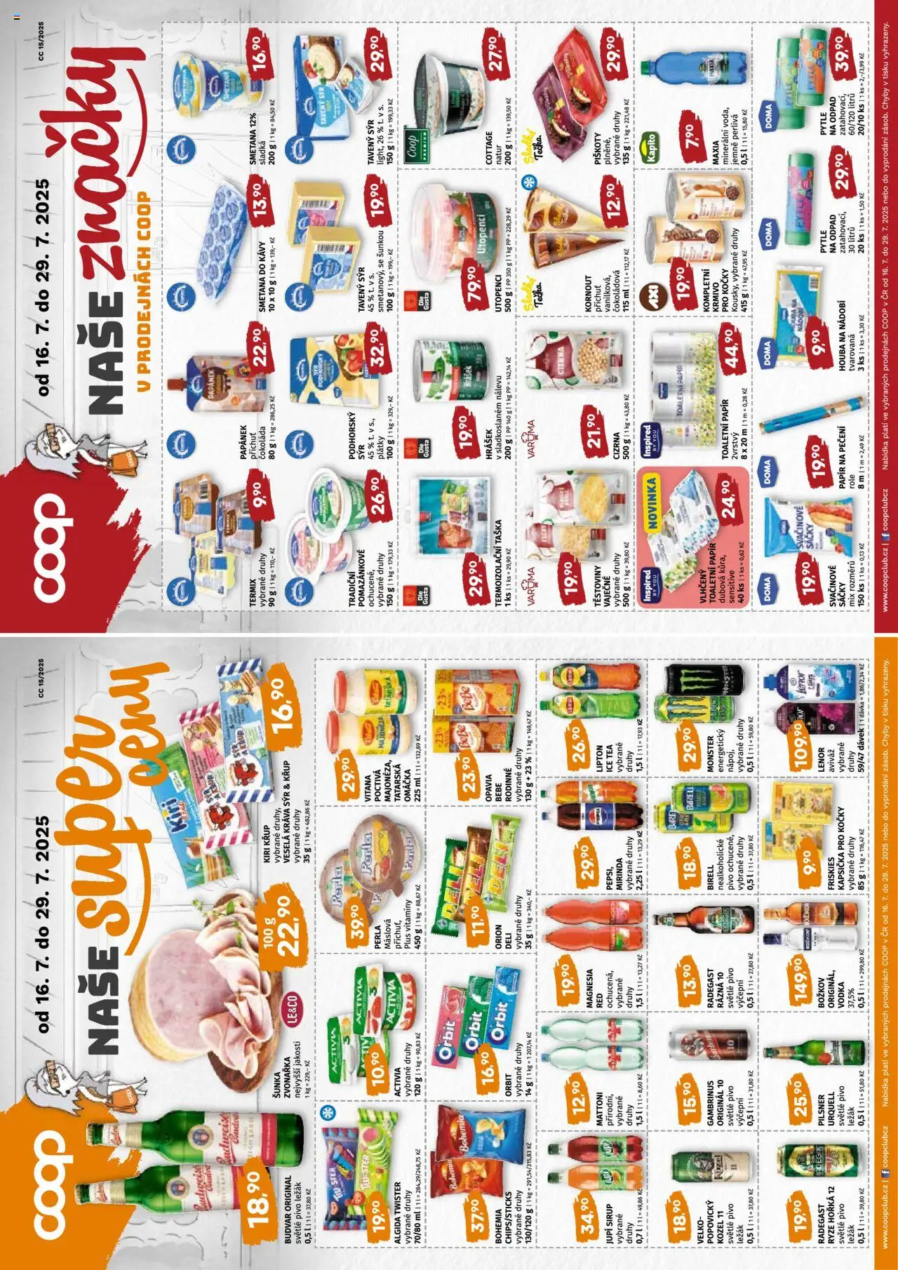 Coop leták - Západočeský region - strana 4- platný od 16.07.2025