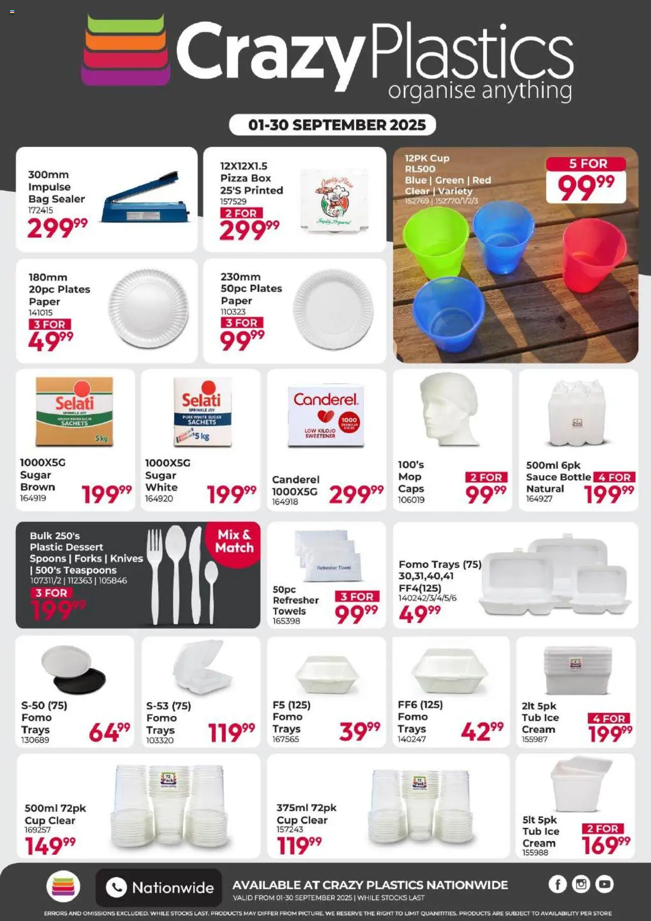 Crazy Plastics Business Specials - page 1- valid from 01/09/2025
